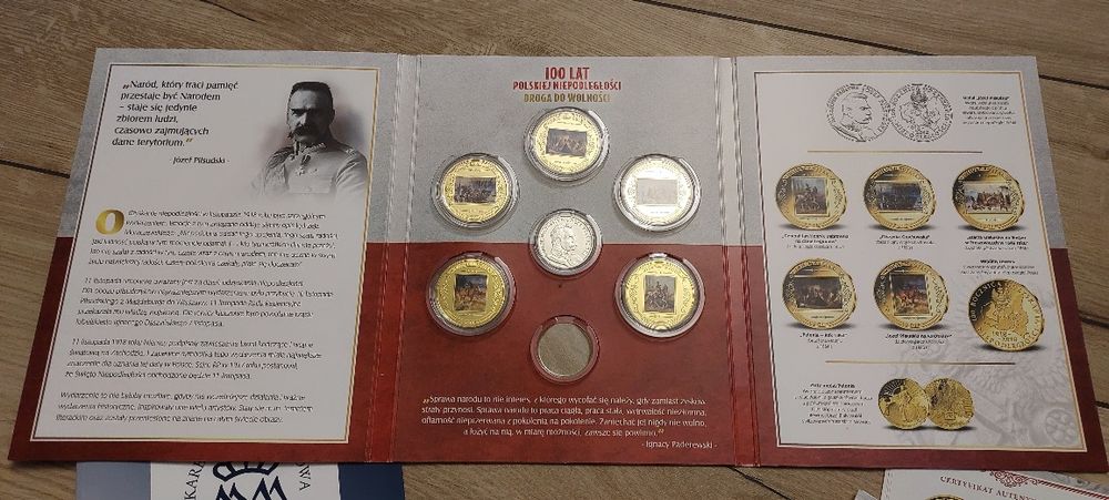 Monety okolicznościowe "Droga do wolności"