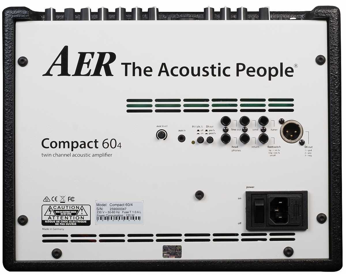 AER Compact 60 IV wzmacniacz do gitary akustycznej combo akustyczne60W