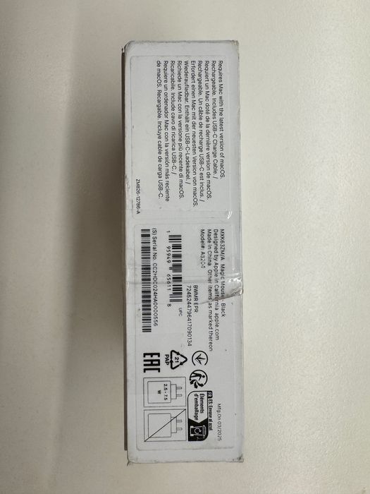 ‼️‼️ Apple Magic Mouse (Model A5240) – Czarna, USB-C, jak Nowa ‼️‼️