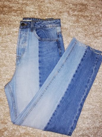 Jeans com patchwork novas