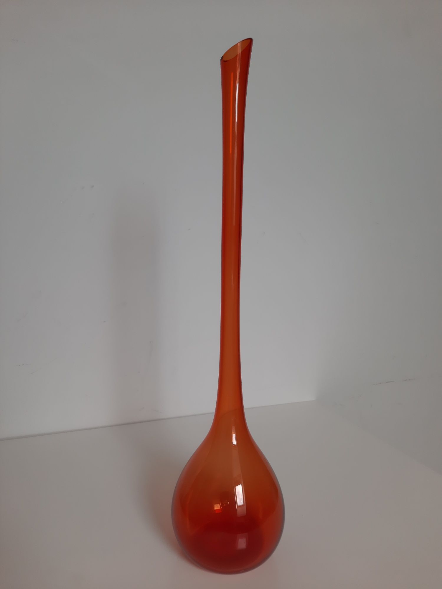 Wysokie, szklane wazony,butle, vintage