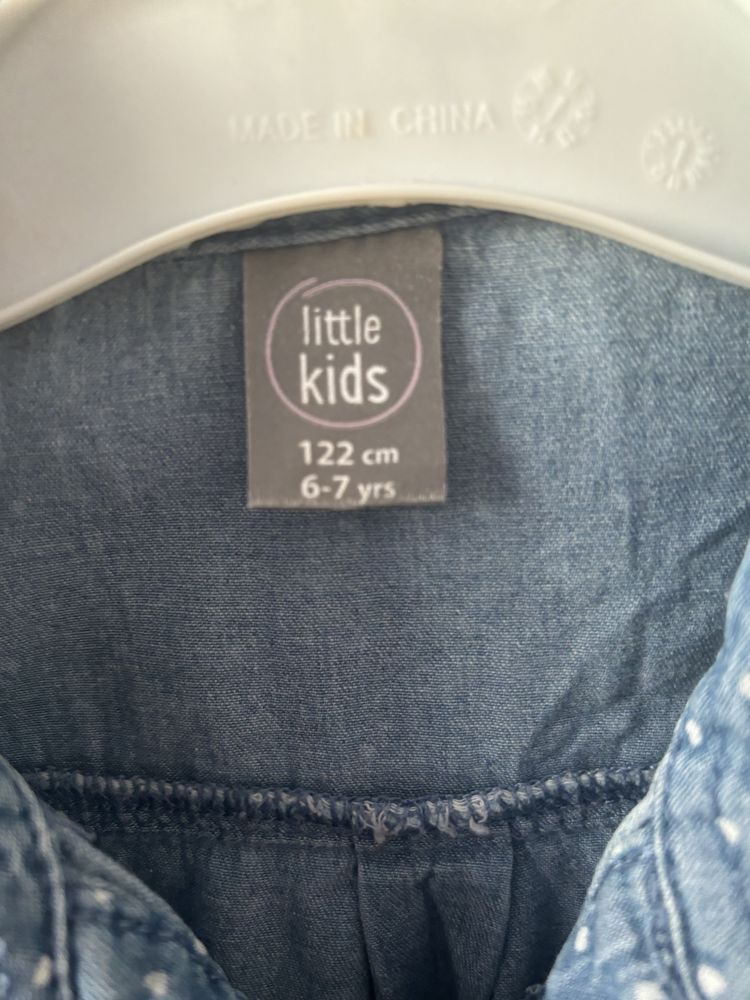 Koszula jeansowa rozmiar 122