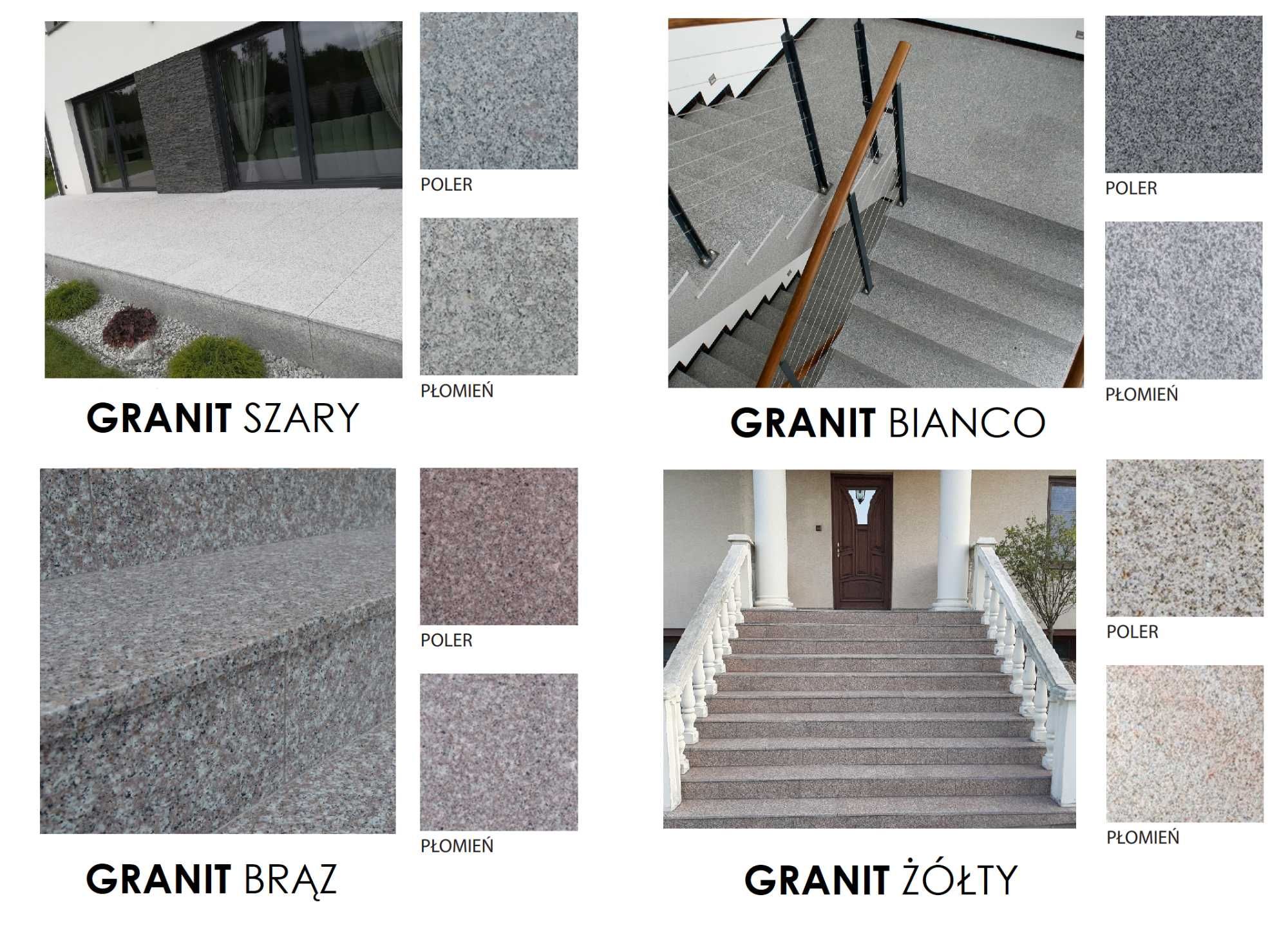 Kamień Granit 120x60x2 płyta granitowa schody granitowe taras płytki