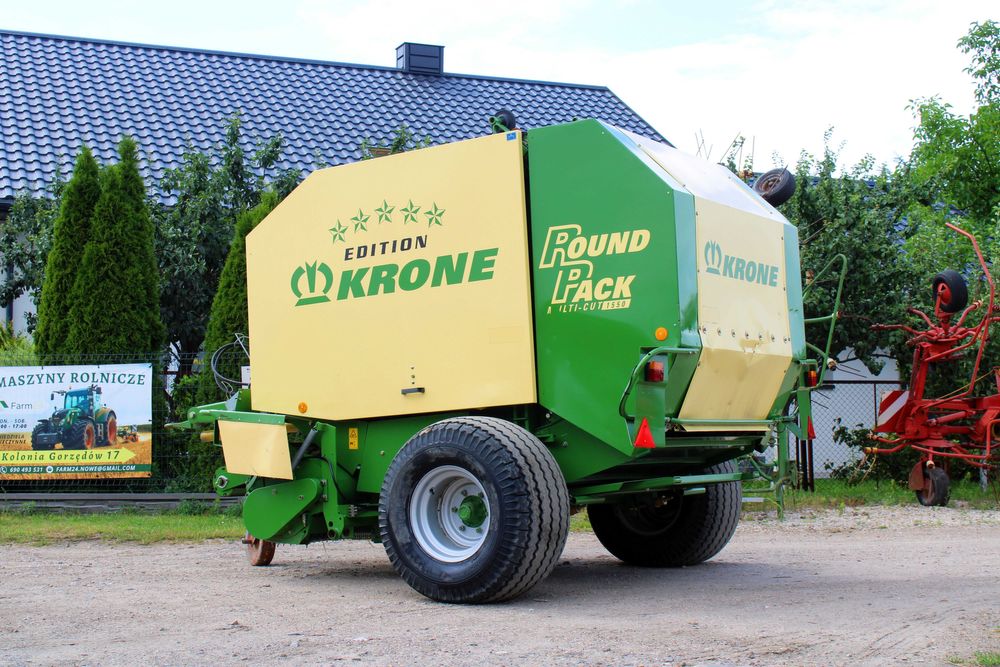 Prasa Rolująca KRONE Round Pack multi cut 1550 jak NOWA super STAN !!