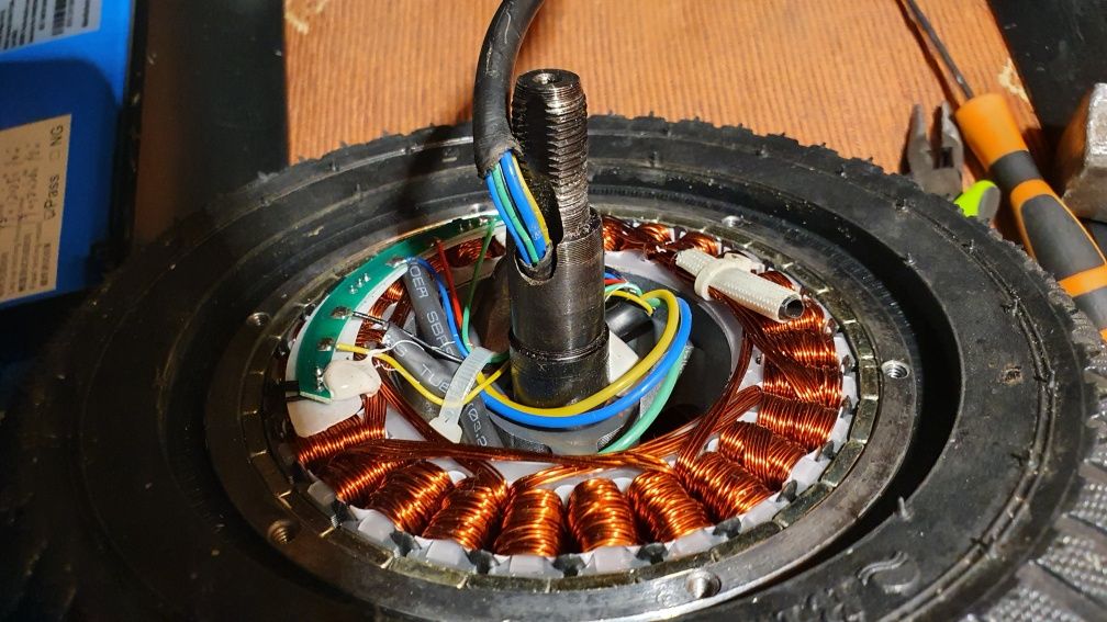 Wymiana kabla silnika bezszczotkowego (3+5) - naprawa