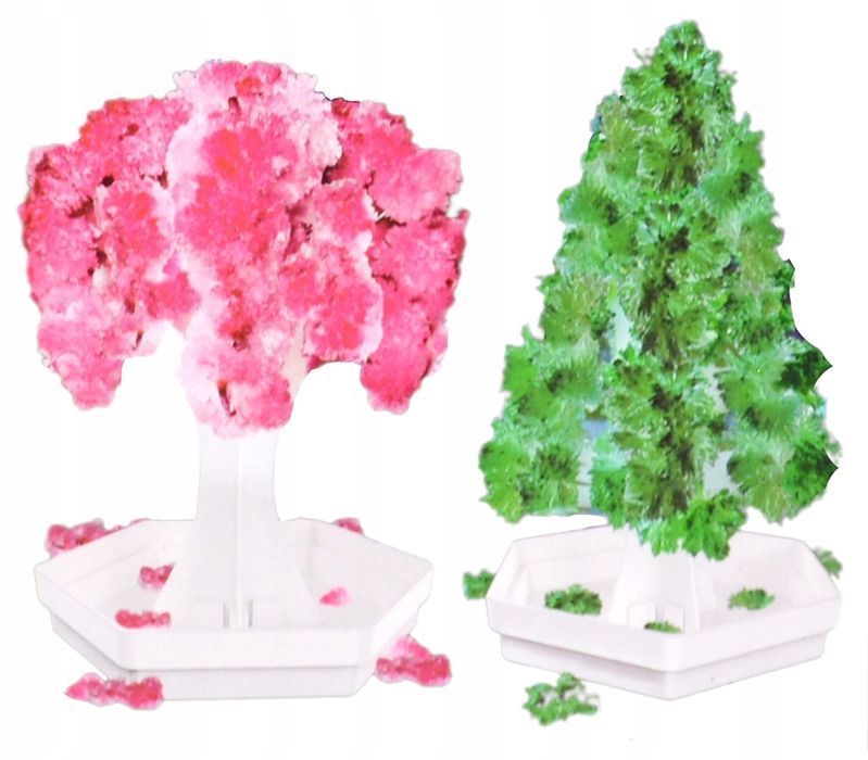 Kryształowe Drzewka Hodowla Kryształów Magiczne Drzewko Eksperymenty