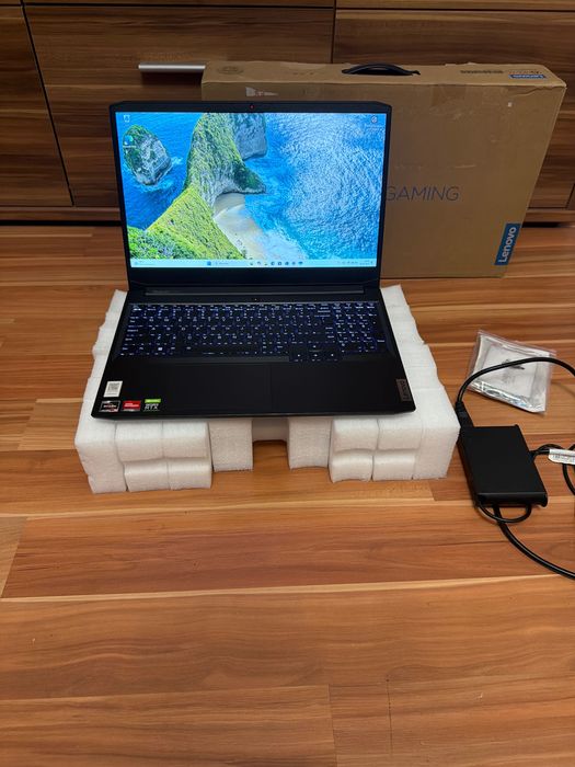 Najtaniej Mocny laptop Lenovo 16/512GB Rtx 3050ti 144HZ Ryzen 5 Gaming