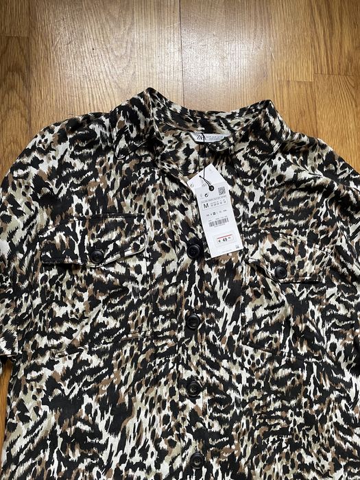 Vestido/Túnica Zara Leopardo