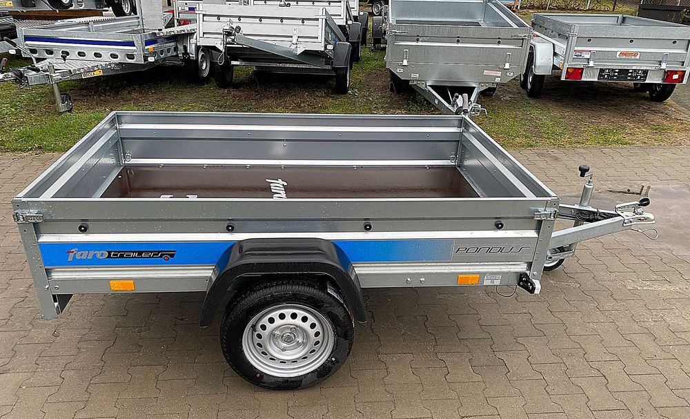 NOWA Przyczepka samochodowa dł 202 x szer 125cm FARO PONDUS DMC: 750KG