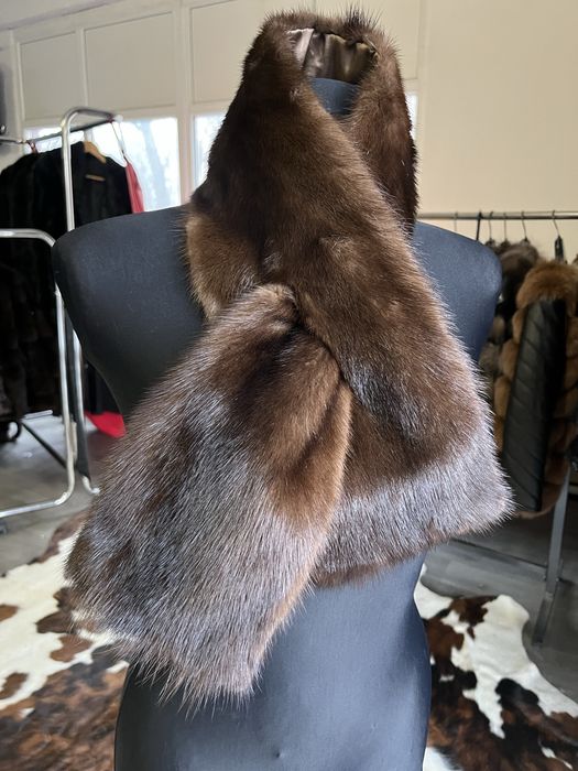 Норковий шарф хутряний шарф