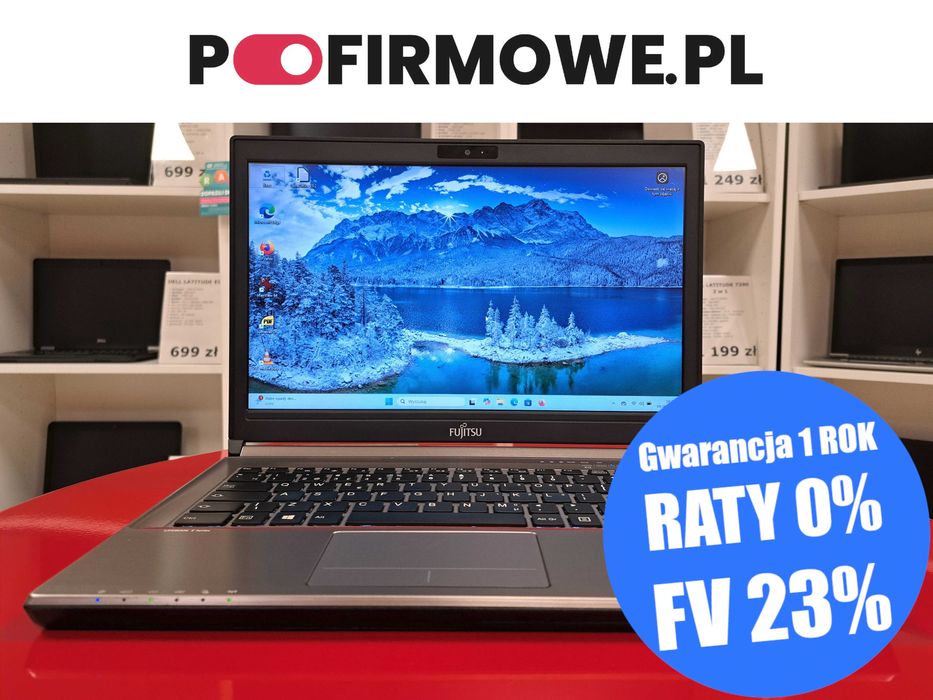 Laptop 14" Fujitsu LifeBook E746 i5 16GB Win11 SSD Kamera LTE DVD