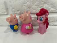 Іграшки для ванної (Пеппа, My Little Pony міняє колір у воді)