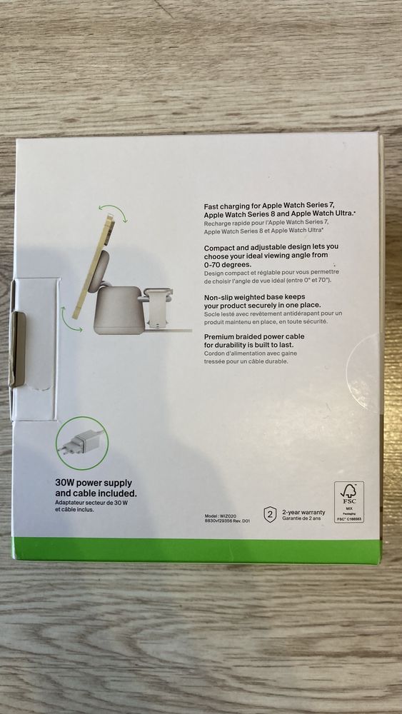 Ładowarka indukcyjna BELKIN 2 w 1 z MagSafe
