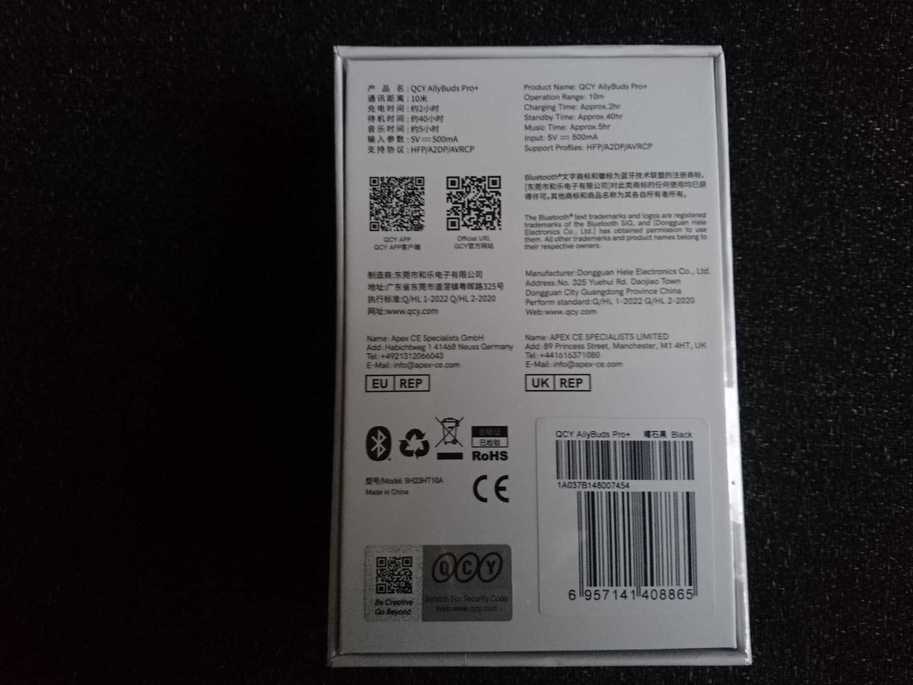 Бездротові навушники QCY HT10 AilyBuds Pro+ (Чохол в подарунок)