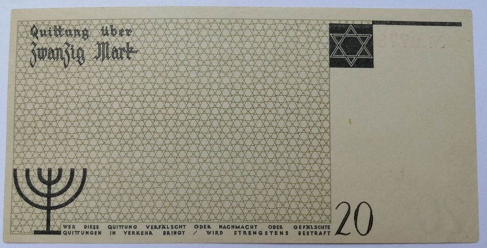 20 Marek 1940 Getto Stan UNC 1 Najrzadszy typ numeratora Unikat Okazja