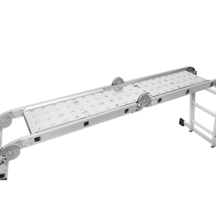 Драбина для дому 346см Лестница металлическая Раздвижная лестница