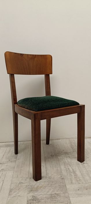 stół z krzesłami do salonu Art deco krakowska manufaktura lata 30-te