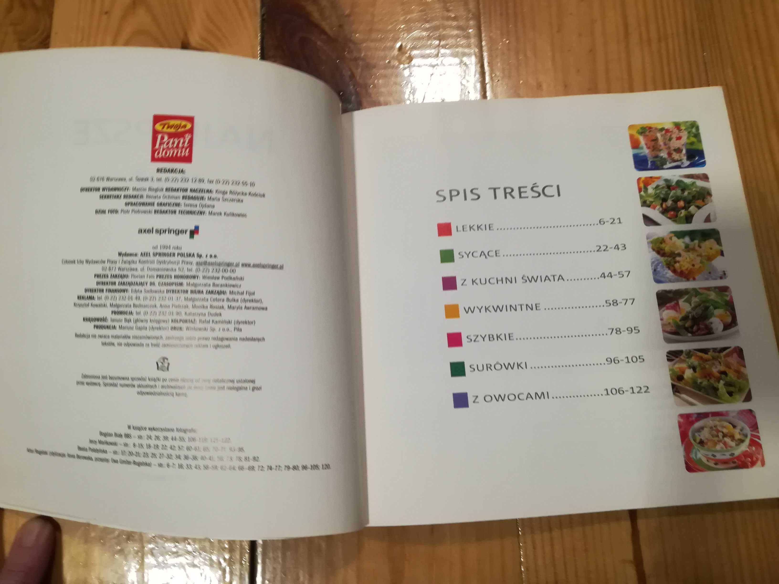 Przepisy na sałatki książka kucharska