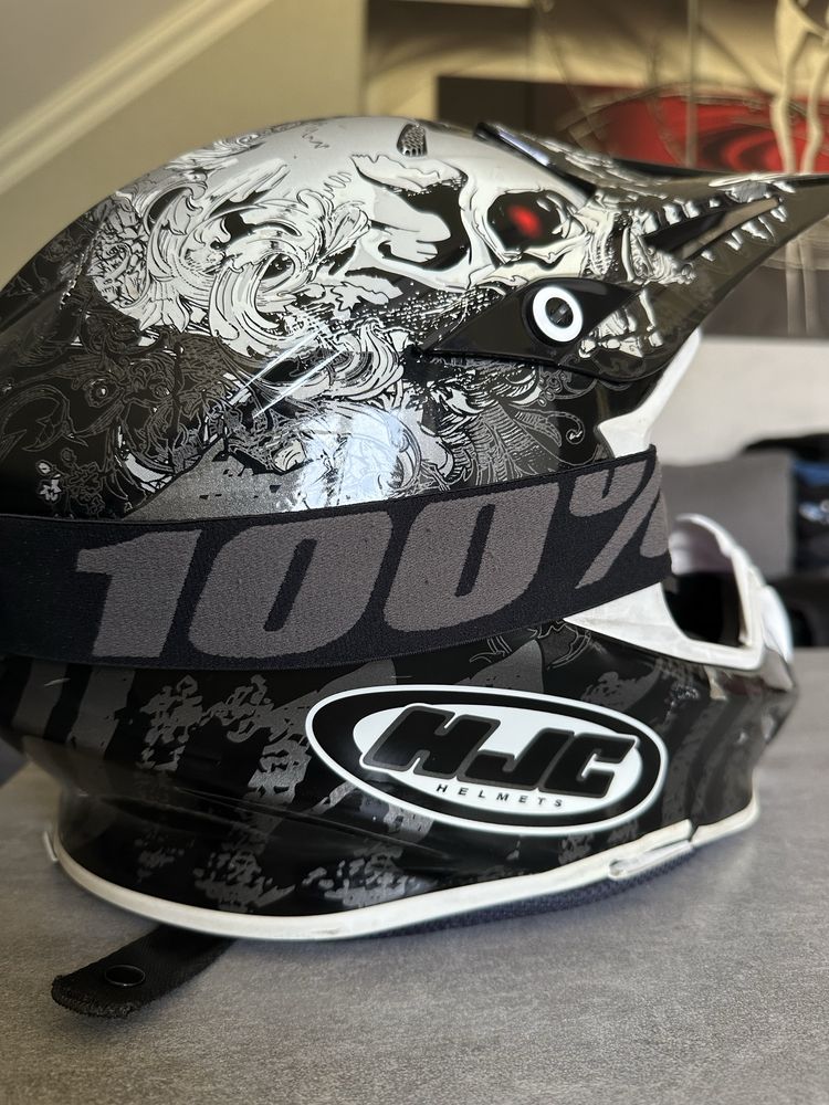 Kask HJC RphaX rozm.L Gogle 100%