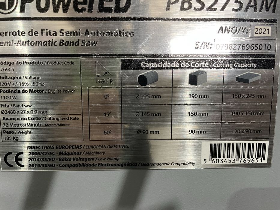 Serrote de fita profissional Euroed