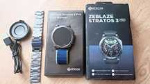 Smartwatch Zeblaze Stratos 3 Pro nowa bransoletka stalowa kolor bezela
