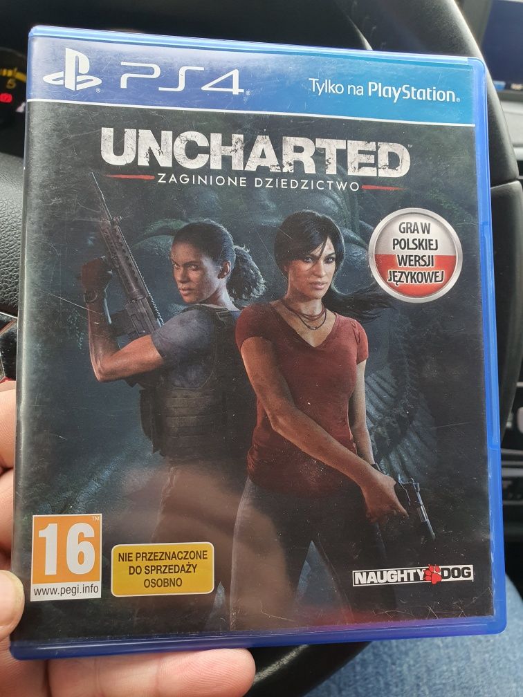 Gra na Playstation 4,5 Uncharted  zaginione dziedzictwo