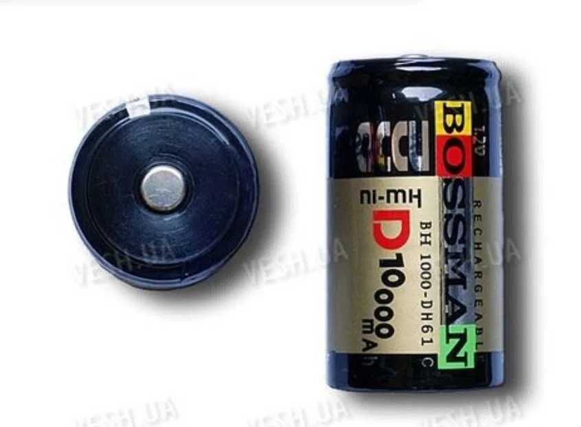 аккумуляторы bossman R 20 - 1.2V D 10000MAh