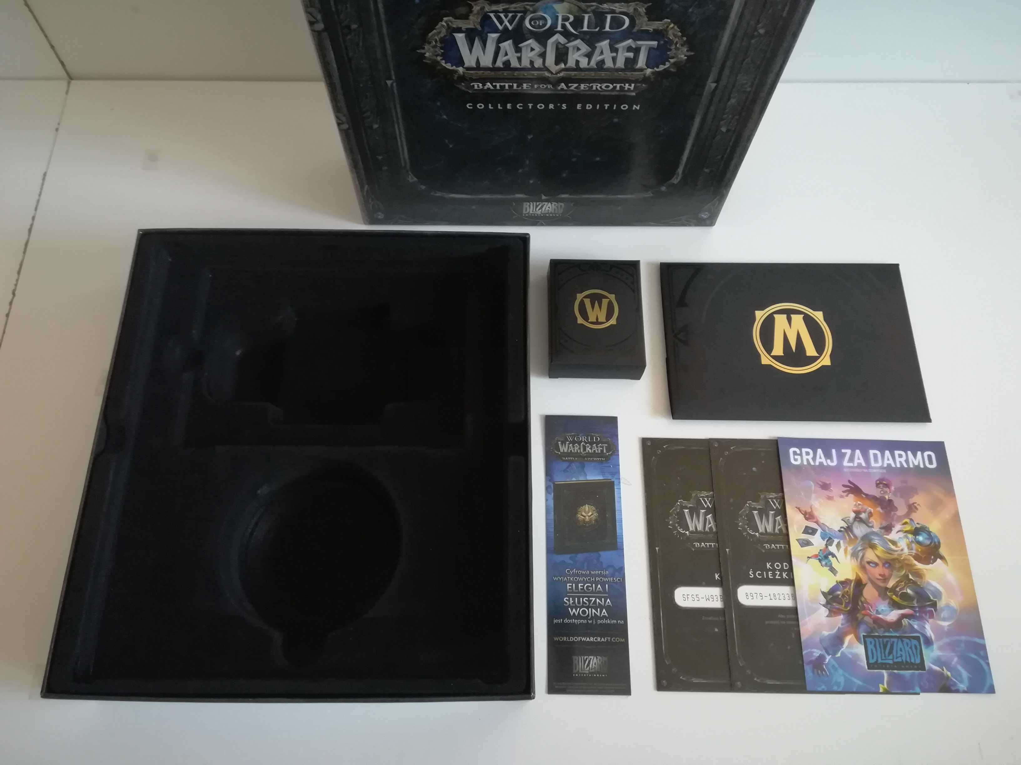 Karton pudełko po World of Warcraf Battle for Azeroth