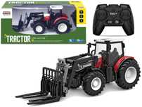 Traktor Zdalnie Sterowany Widlak Rolniczy 2,4 G Gumowe Koła
