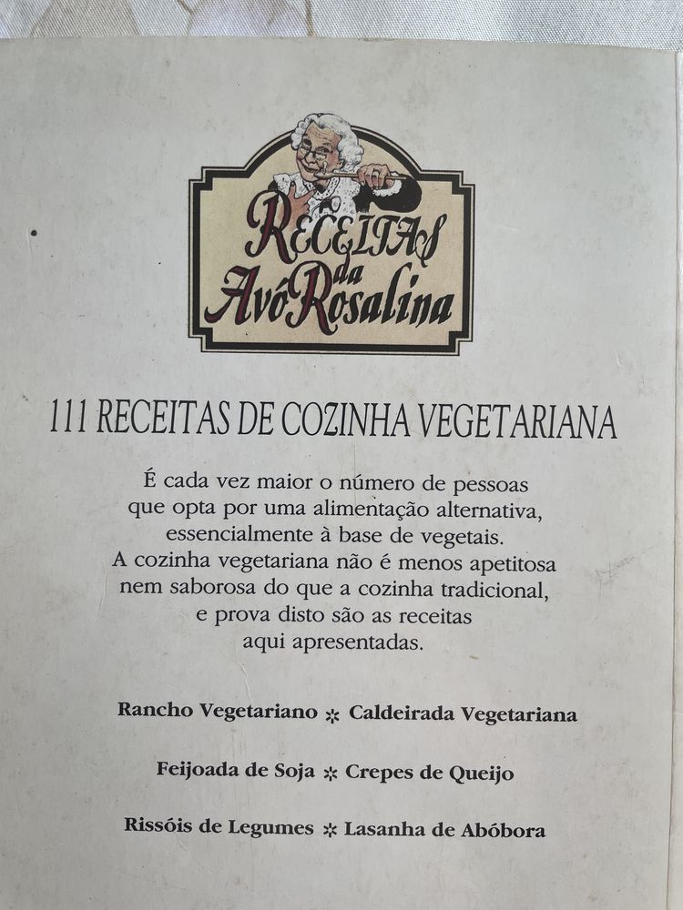 111 Receitas de Cozinha Vegetariana - receitas da avó Rosalina