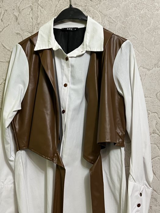 Сукня-сорочка з жилеткою