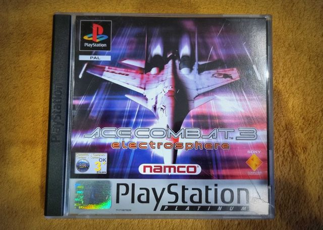 Ace Combat 3 Sony PlayStation (PSX) - Platinum