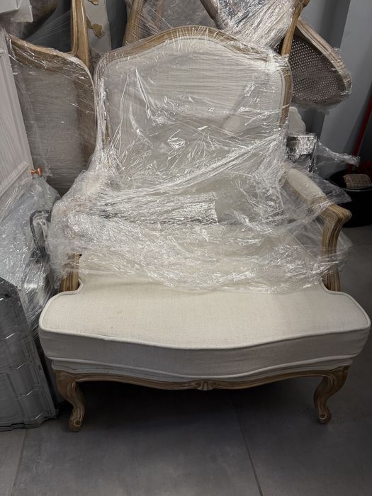 Fotel prowansalski/ ludwikowski/ ludwik ArtSeries Marsylia