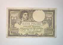 Banknot 500 zł 1919 rok seria SA