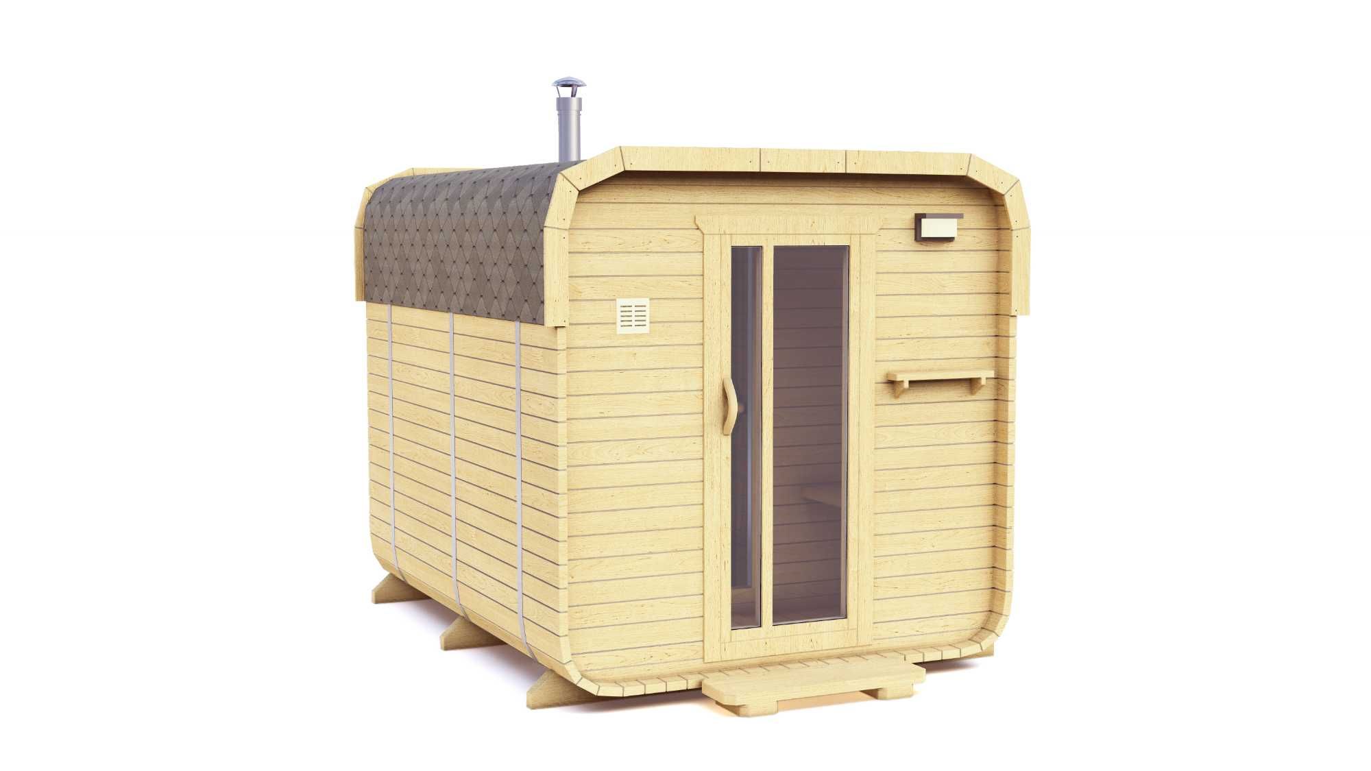 Sauna Ankel 3,0 z zabudowanym przedsionkiem
