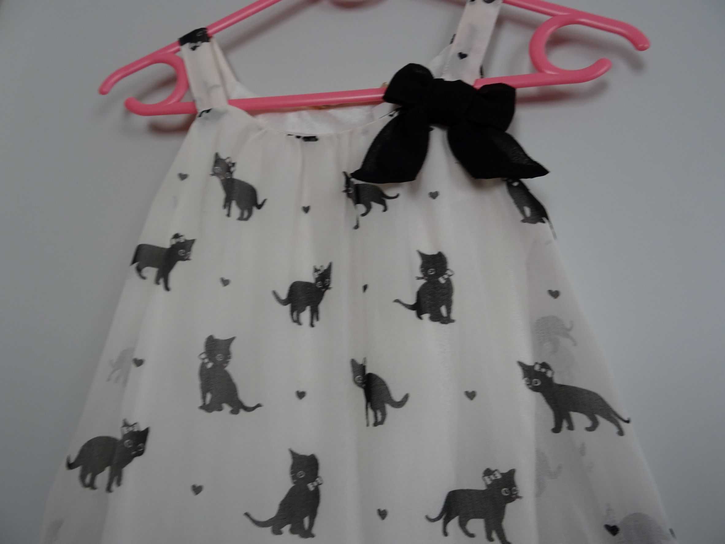H&M nowa śliczna sukienka w kotki