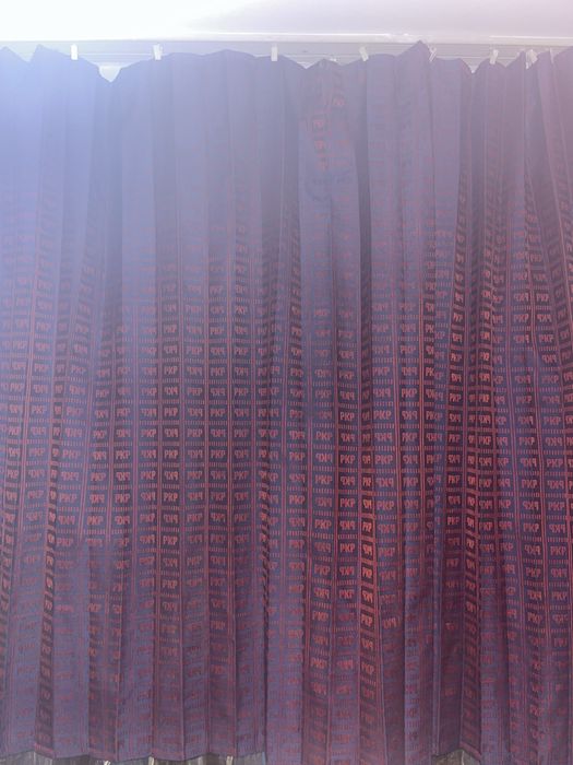 PKP firanka kolejowa fioltetowa duża