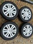 Felgi z oponami r 16 vw 5 x 112