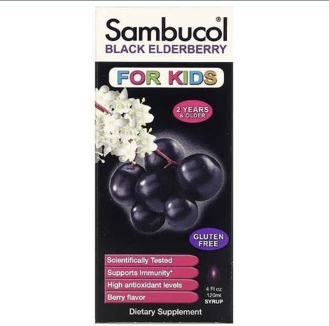 Sambucol Черная бузина поддержка имунной системы для детей от 2 лет