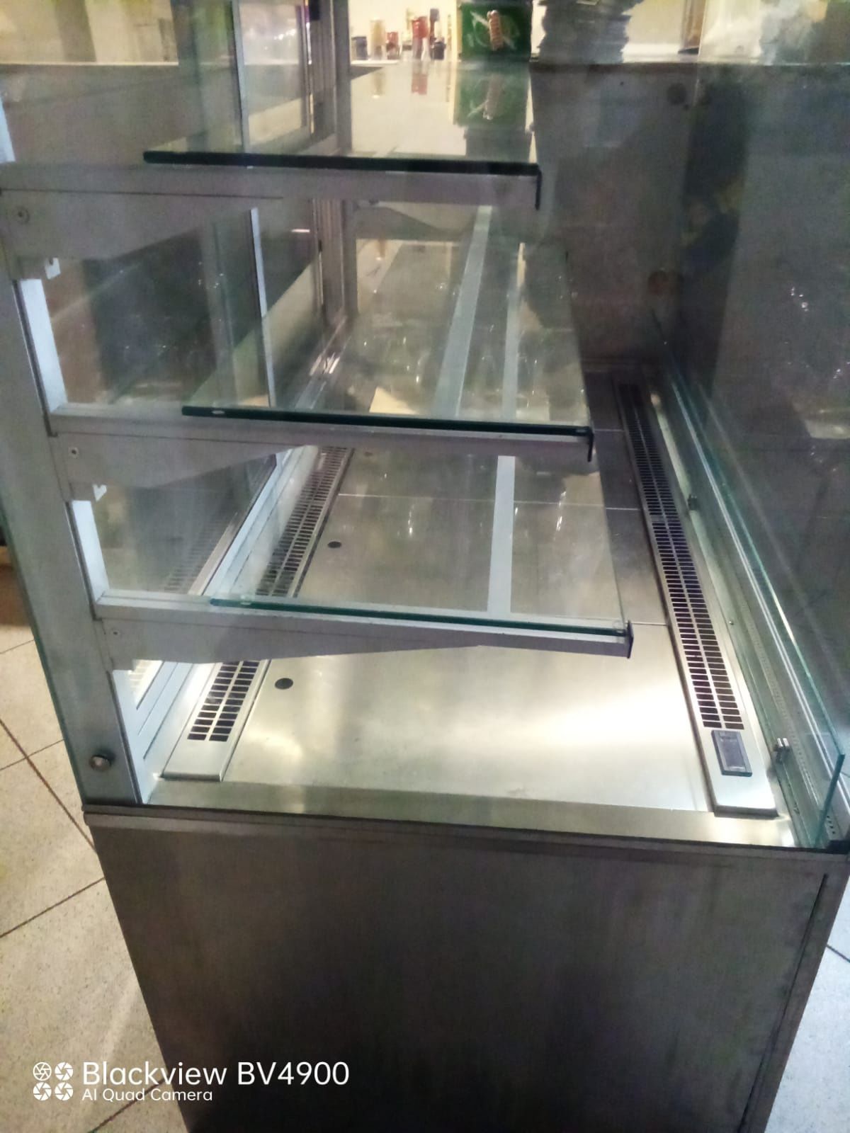 Vitrine de bolos ou sobremesas