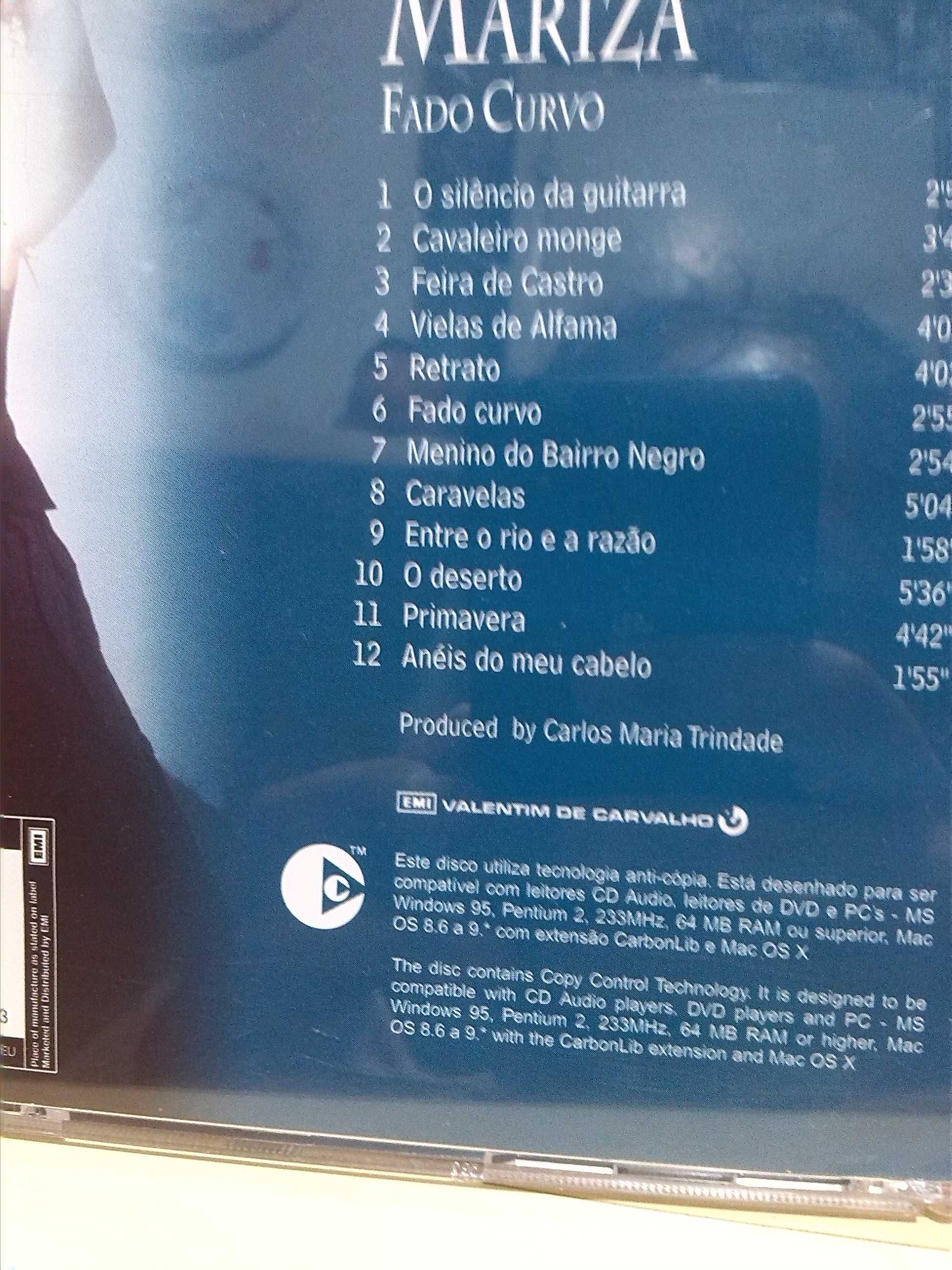 mariza fado curvo CD musica- portes grátis