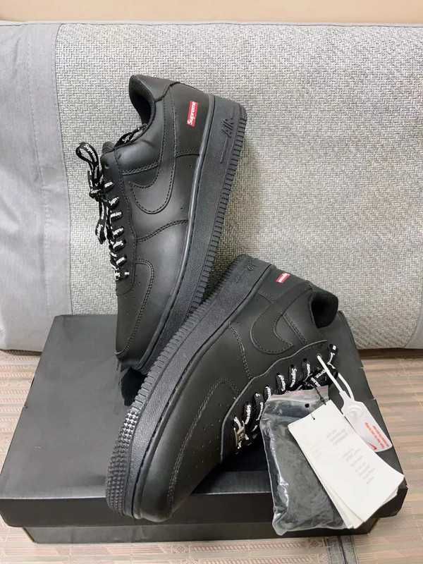 *NoweNikeAirForce1Supreme*Black.36