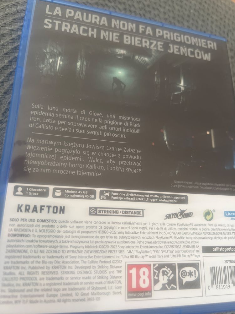 Gra PS5 The Calisto Protocol