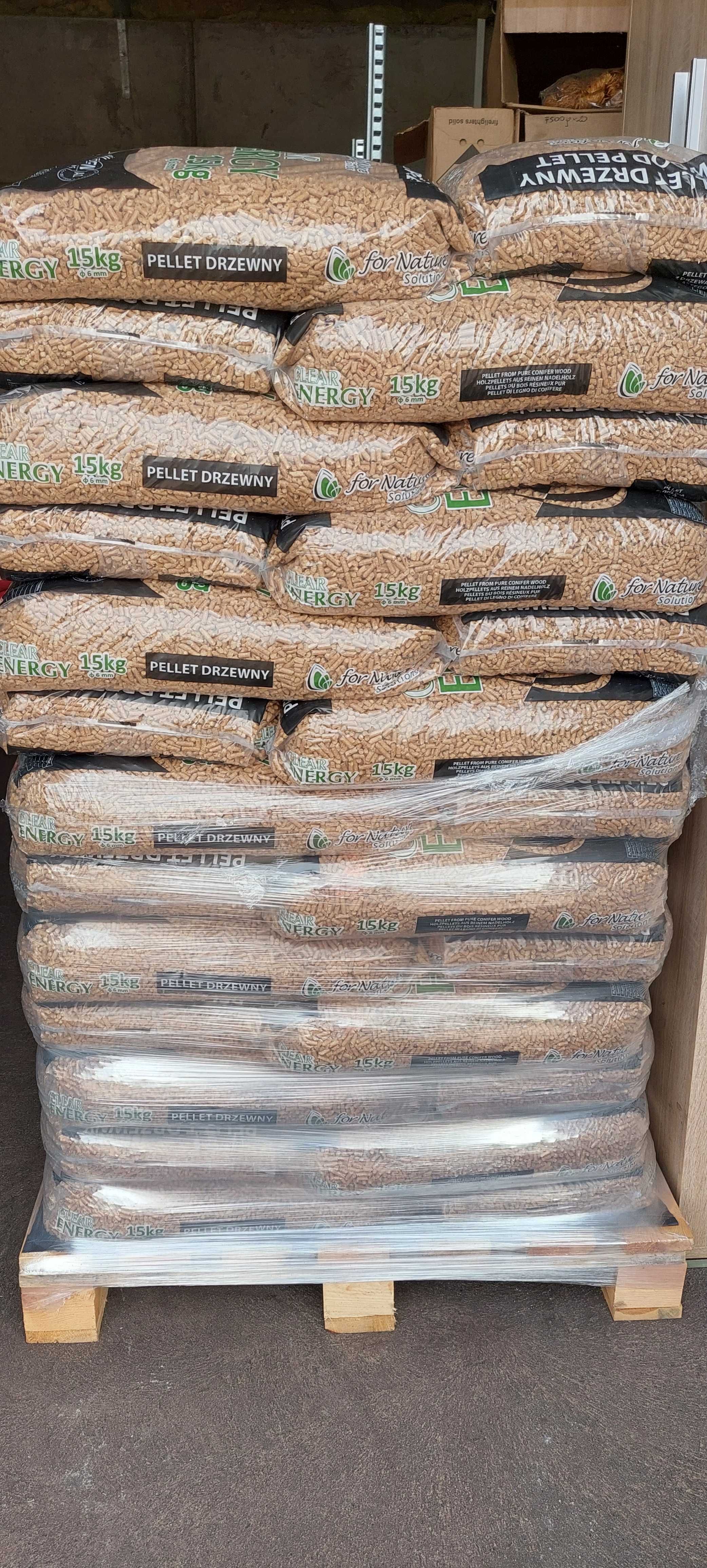 PELLET certyfikowany  100% SOSNA, A1, Din Plus, En Plus