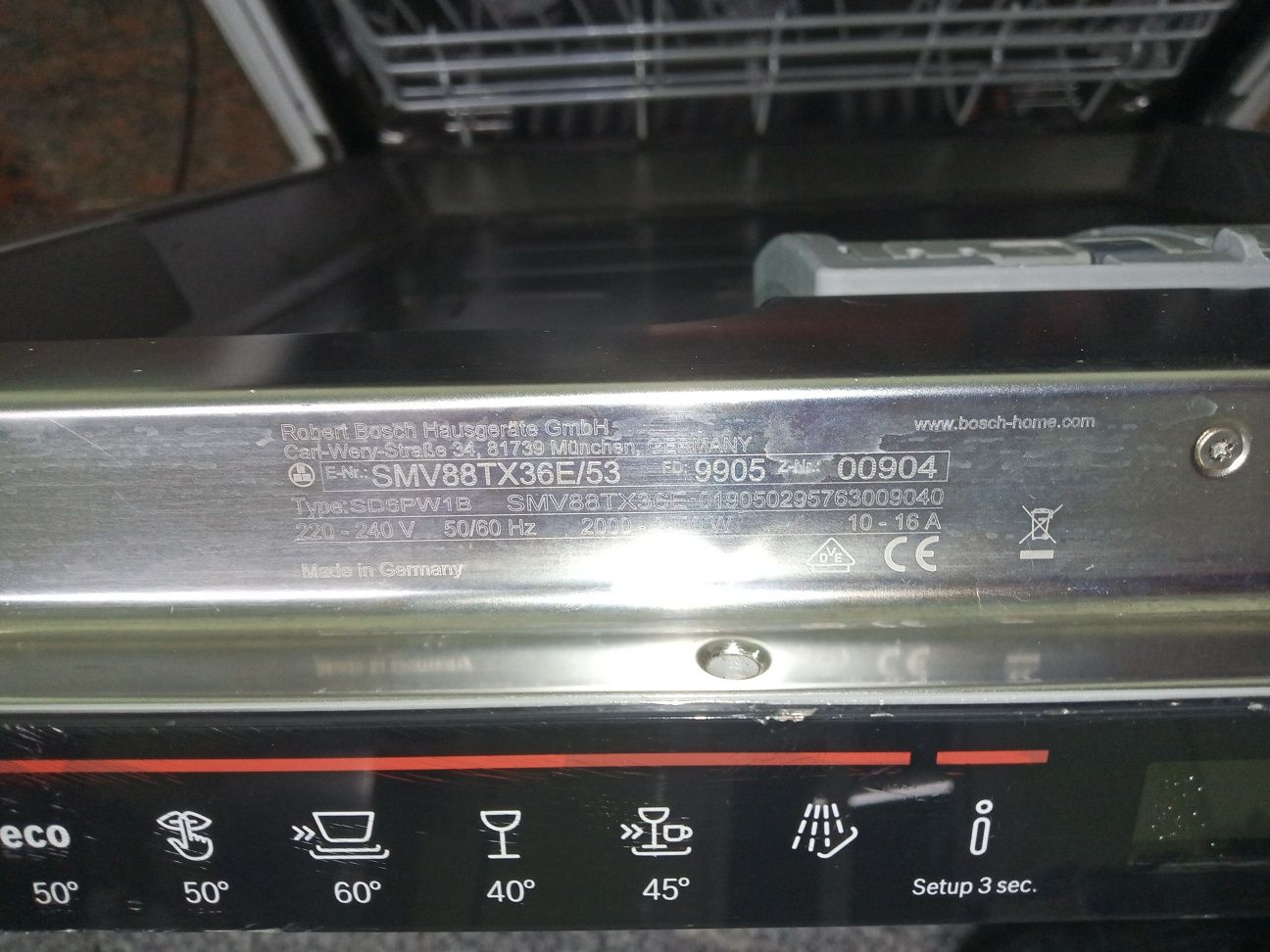 Посудомоечная машина Bosch 60см INVERTER A+++ ZEOLITE из Германии