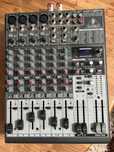 Mikser Behringer Xenyx 1204FX + zasilacz, adapter USB, uchwyty rack