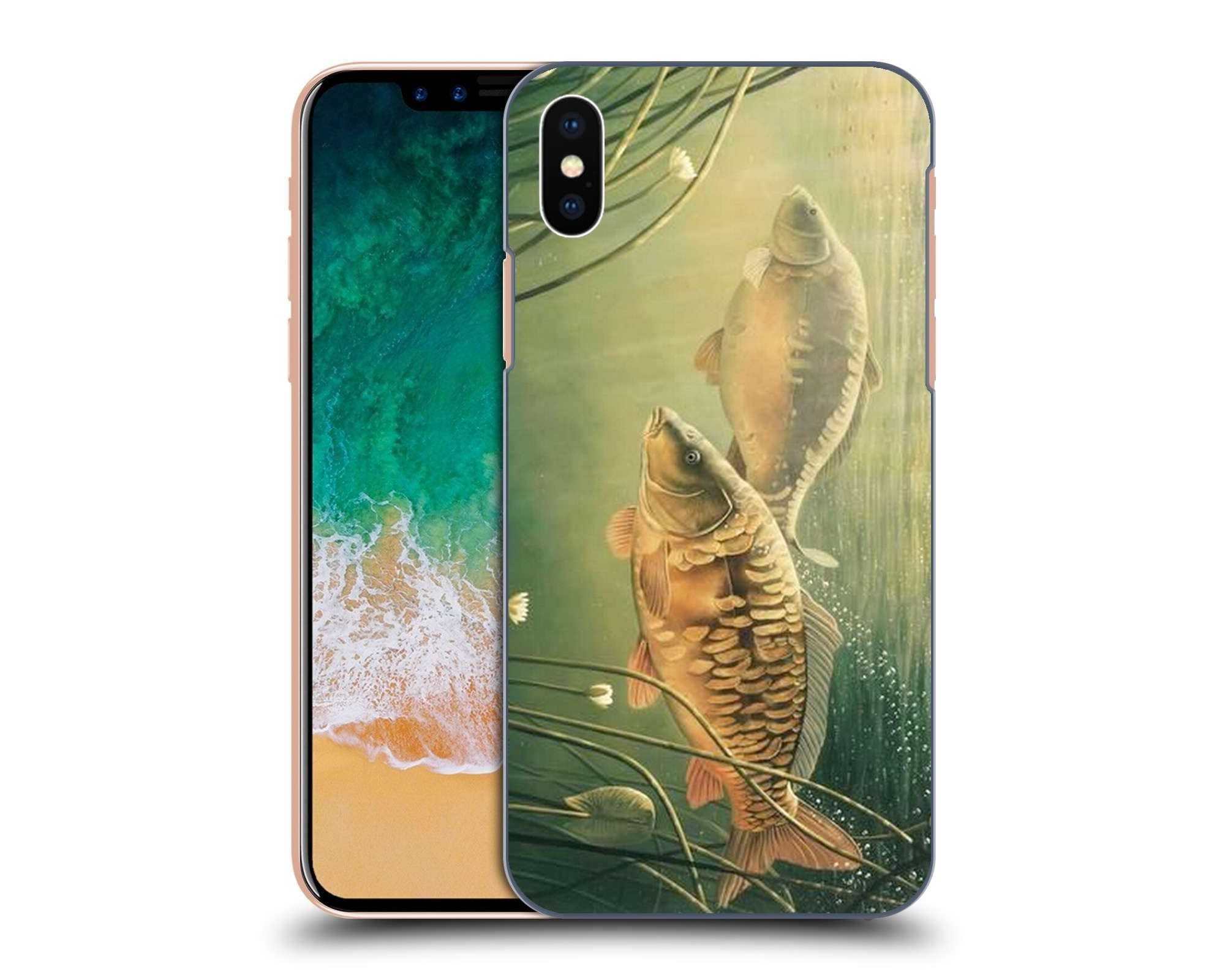 Etui karp z karpiem wędkarskie iPhone Samsung Huawei Xiaomi Motorola