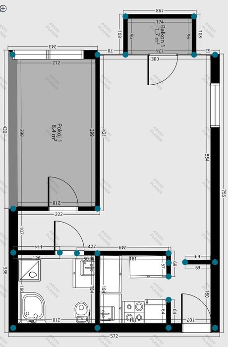Mieszkanie Żelazna/grabiszyńska 37m2