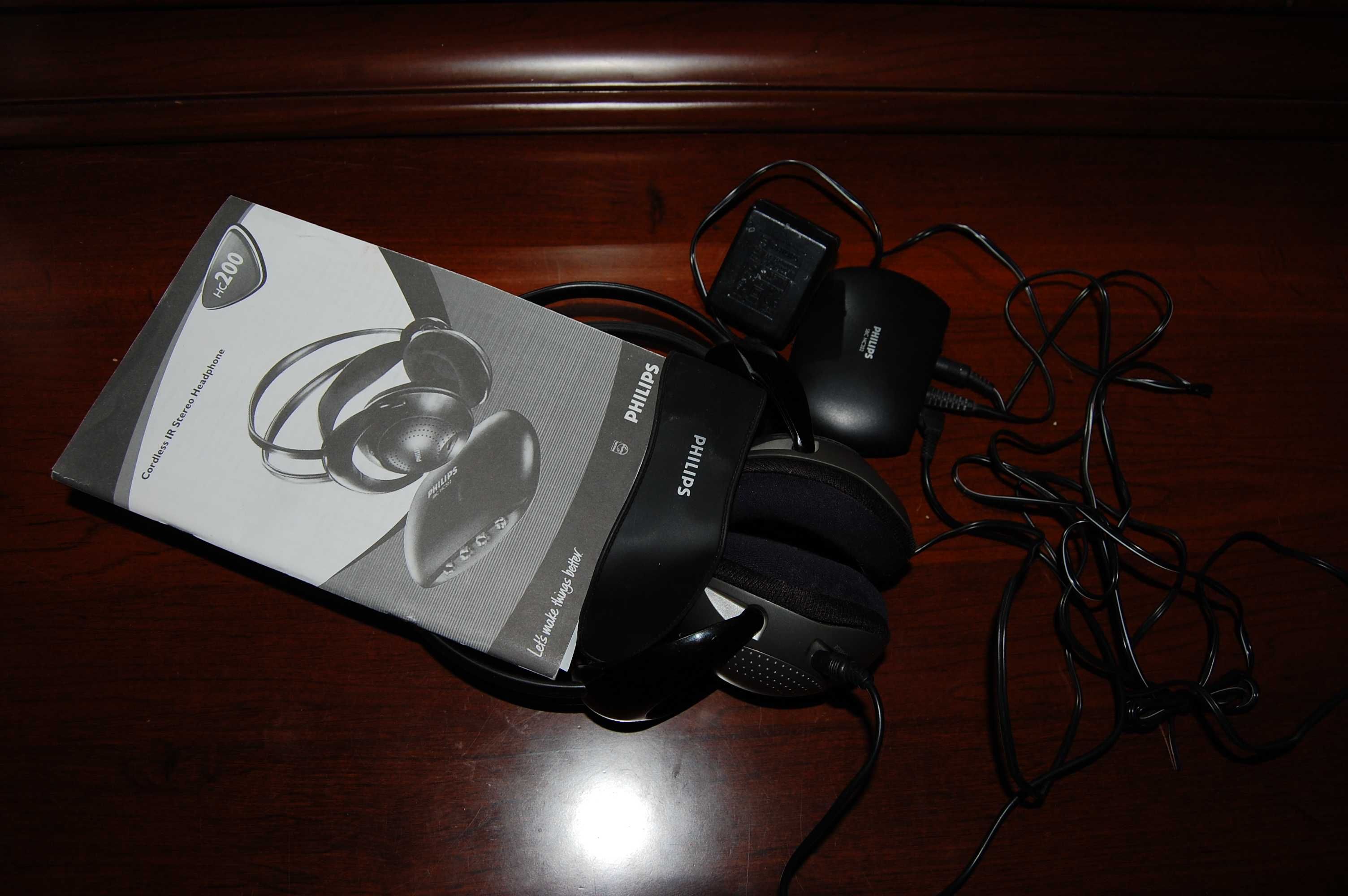 Навушники Philips SBC HC200  (+ трансміттер Philips + адаптер Philips)