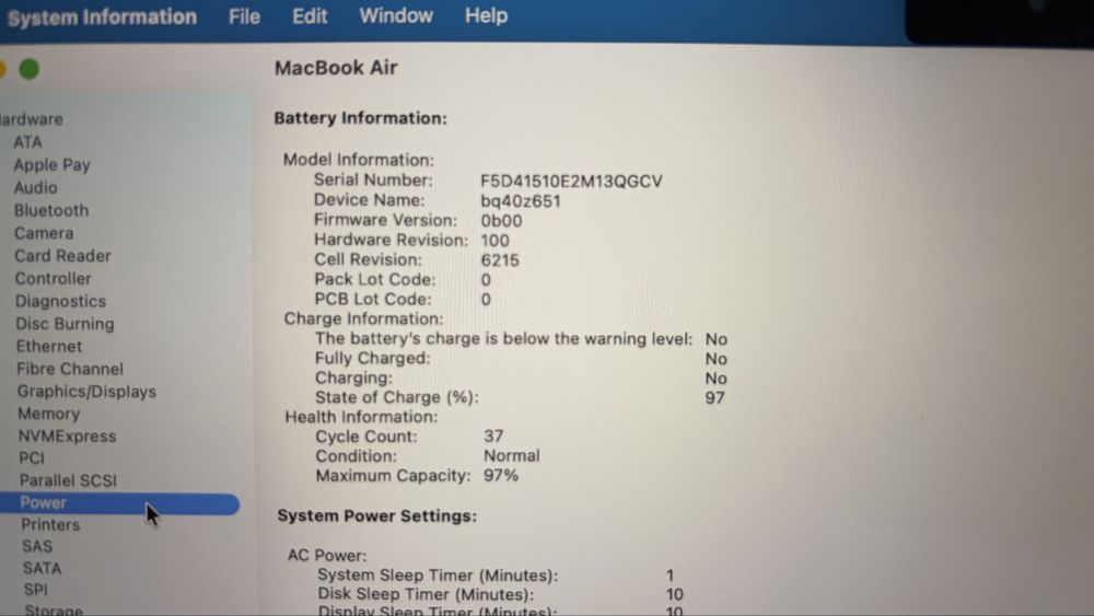 MacBook Air 13.6” 2024 M3, 16GB, 512GB